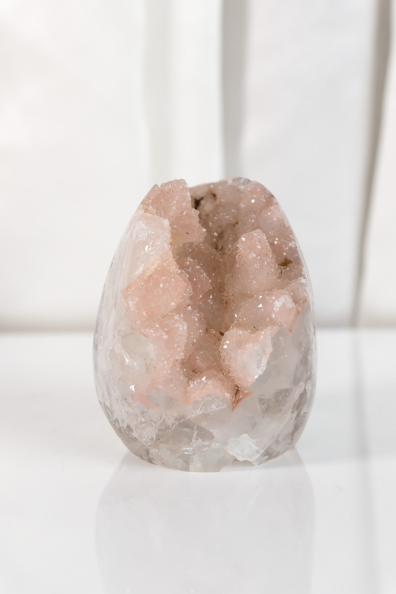 High Quality Rainbow Sugar Coated Amethyst Cutbase Cluster
