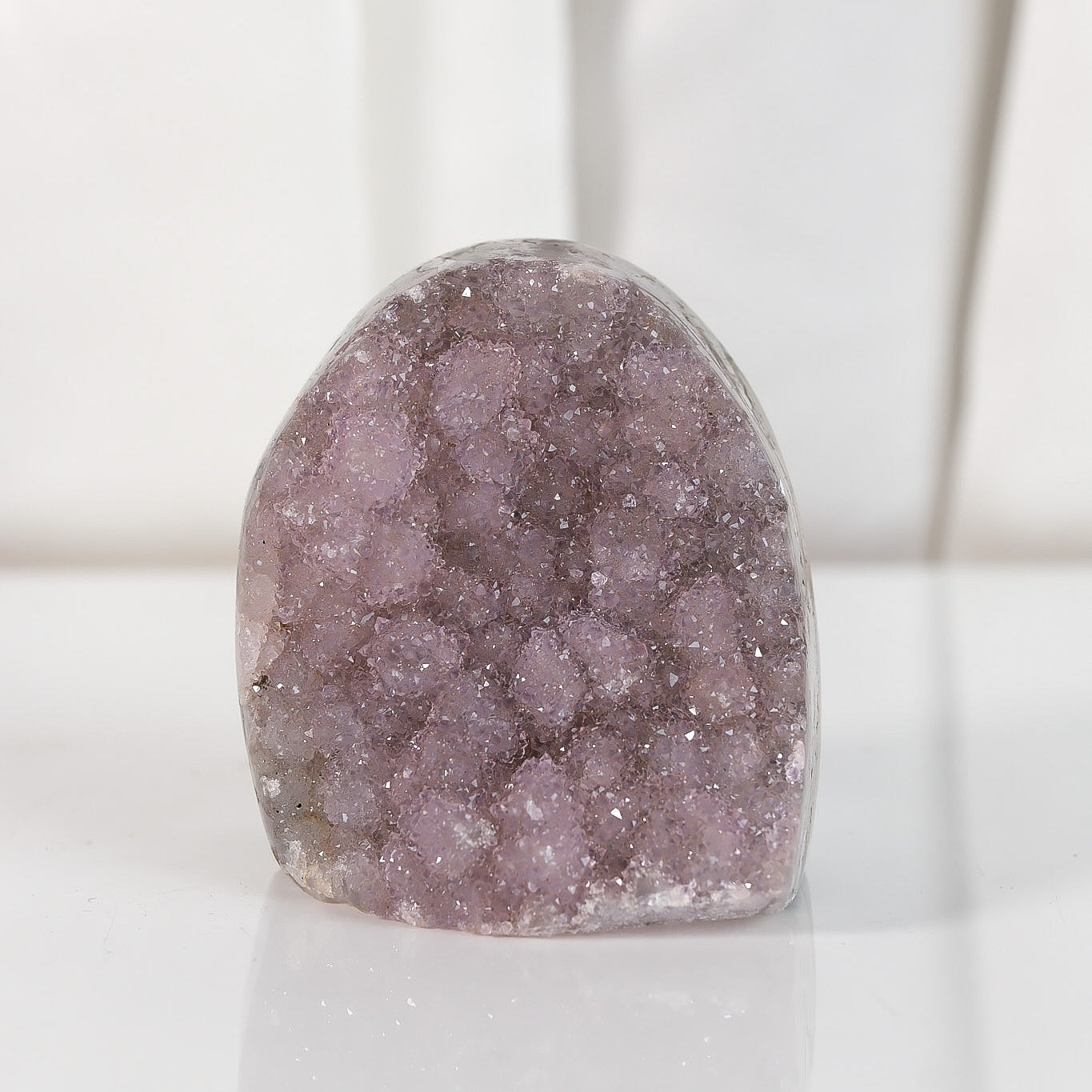 High Quality Rainbow Sugar Coated Amethyst Cutbase Cluster