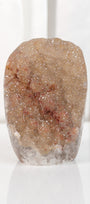 High Quality Rainbow Sugar Coated Amethyst Cutbase Cluster