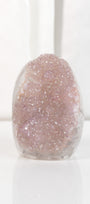 High Quality Rainbow Sugar Coated Amethyst Cutbase Cluster