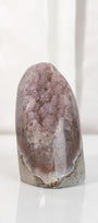High Quality Rainbow Sugar Coated Amethyst Cutbase Cluster