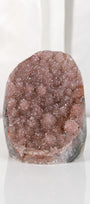 High Quality Rainbow Sugar Coated Amethyst Cutbase Cluster