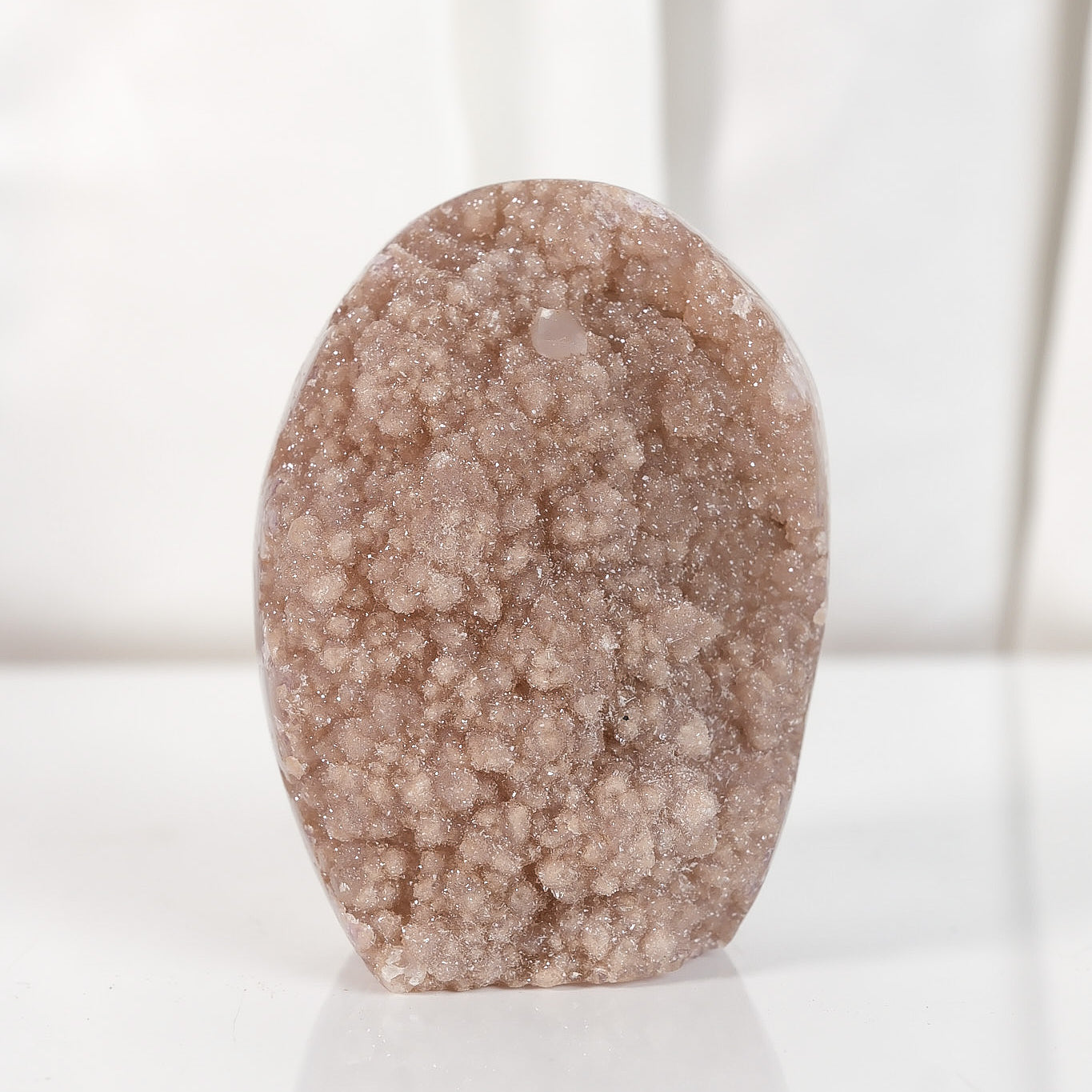 High Quality Rainbow Sugar Coated Amethyst Cutbase Cluster