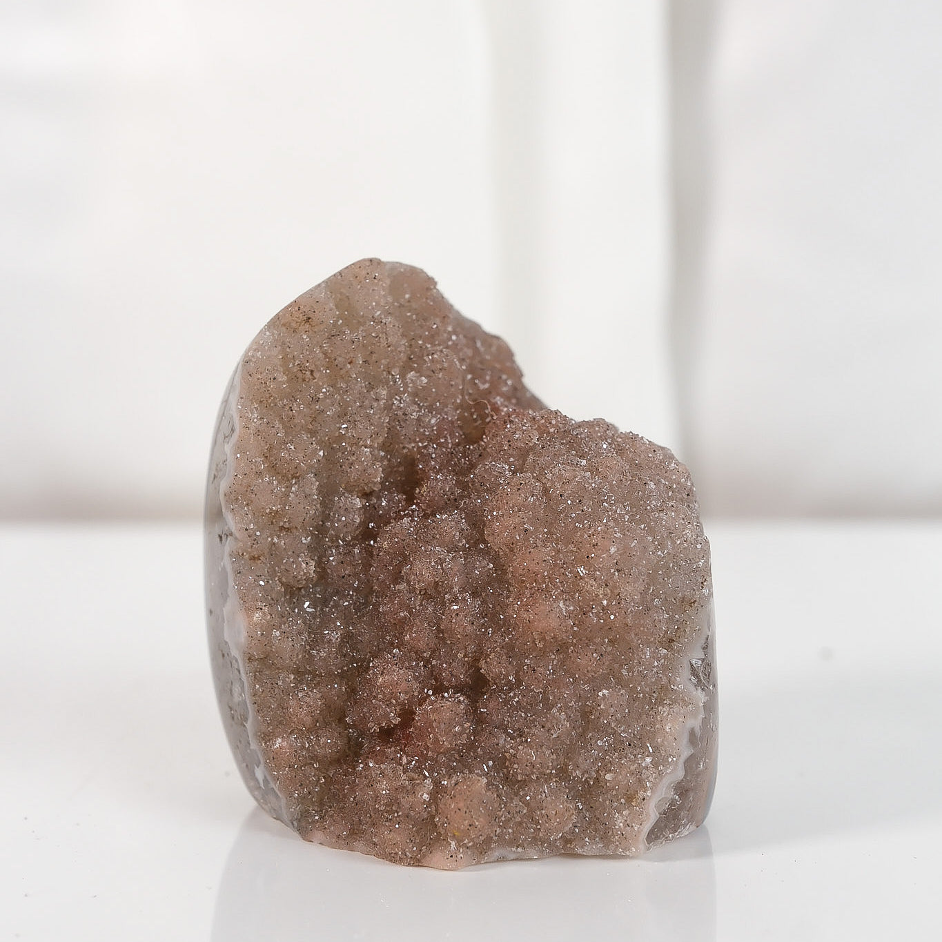 High Quality Rainbow Sugar Coated Amethyst Cutbase Cluster