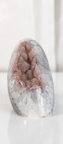 High Quality Rainbow Sugar Coated Amethyst Cutbase Cluster