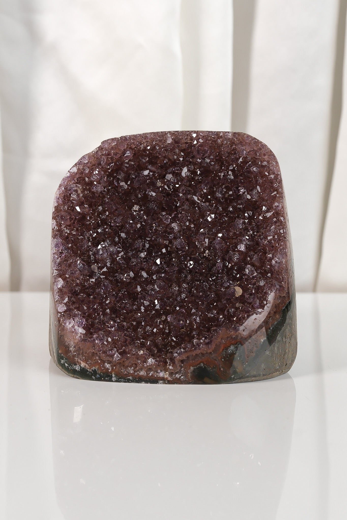 Rainbow Amethyst Cutbase Cluster