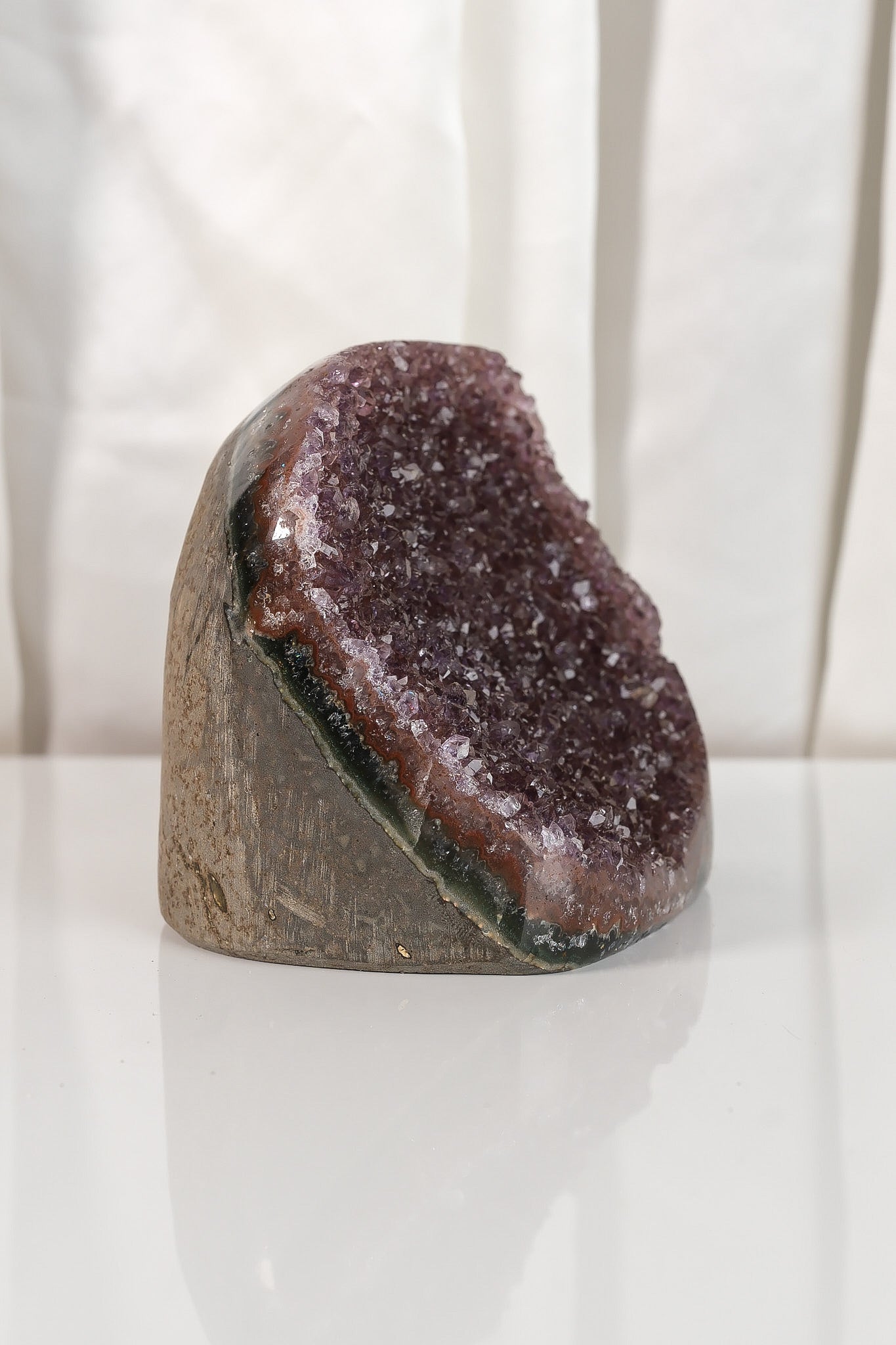 Rainbow Amethyst Cutbase Cluster