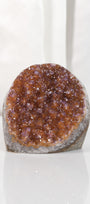 High Quality Orange/Purple Sugar Coated Amethyst Cutbase Cluster