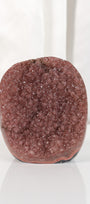 High Quality Burgundy/Pink Sugar Coated Amethyst Cutbase Cluster