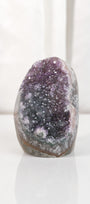 High Quality Purple/Green Sugar Coated Amethyst Cutbase Cluster