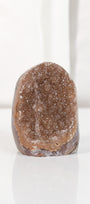 High Quality Orange/Brown Sugar Coated Amethyst Cutbase Cluster