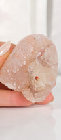 High Quality Rainbow Sugar Coated Amethyst Cutbase Cluster