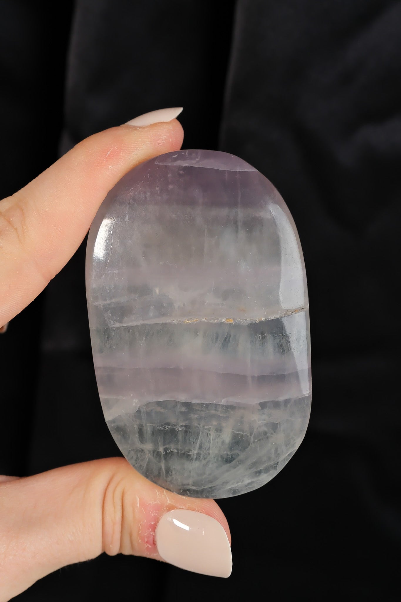 Lavender Fluorite Palmstone