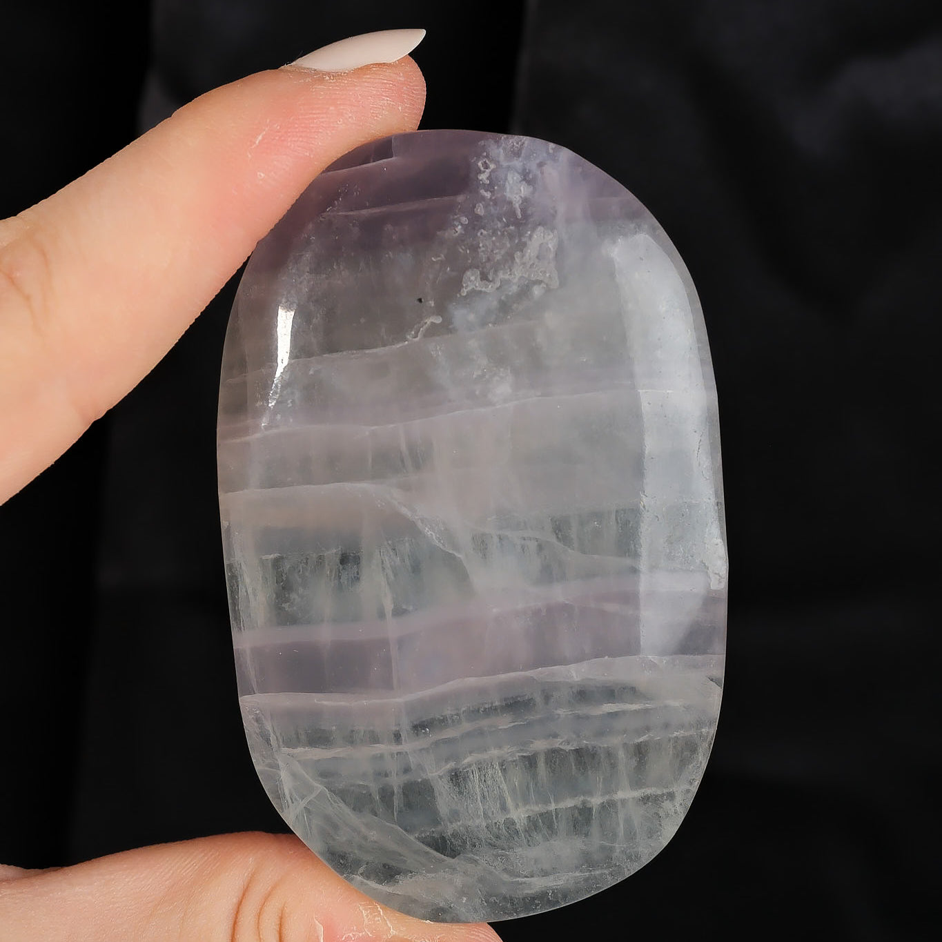 Lavender Fluorite Palmstone