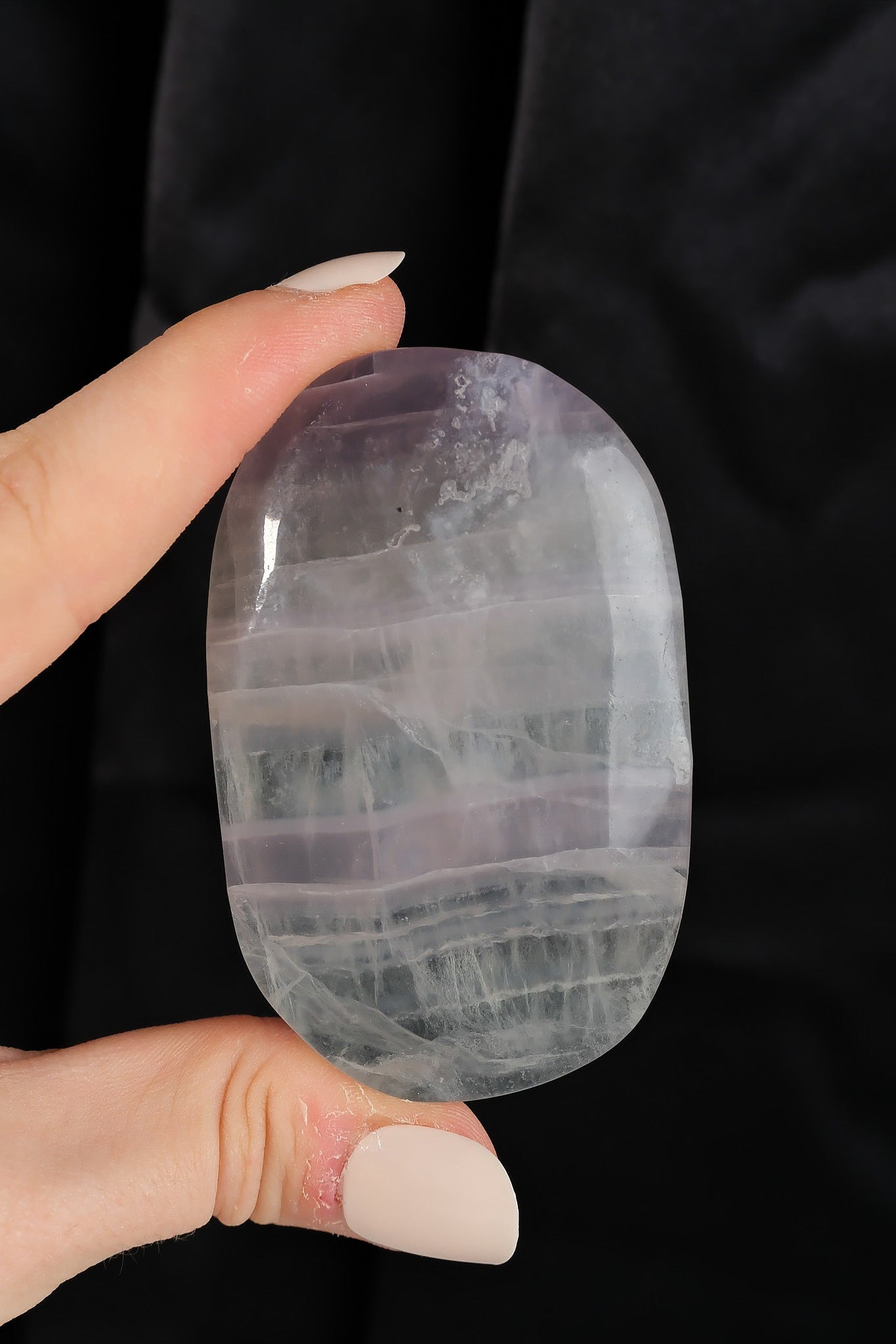 Lavender Fluorite Palmstone