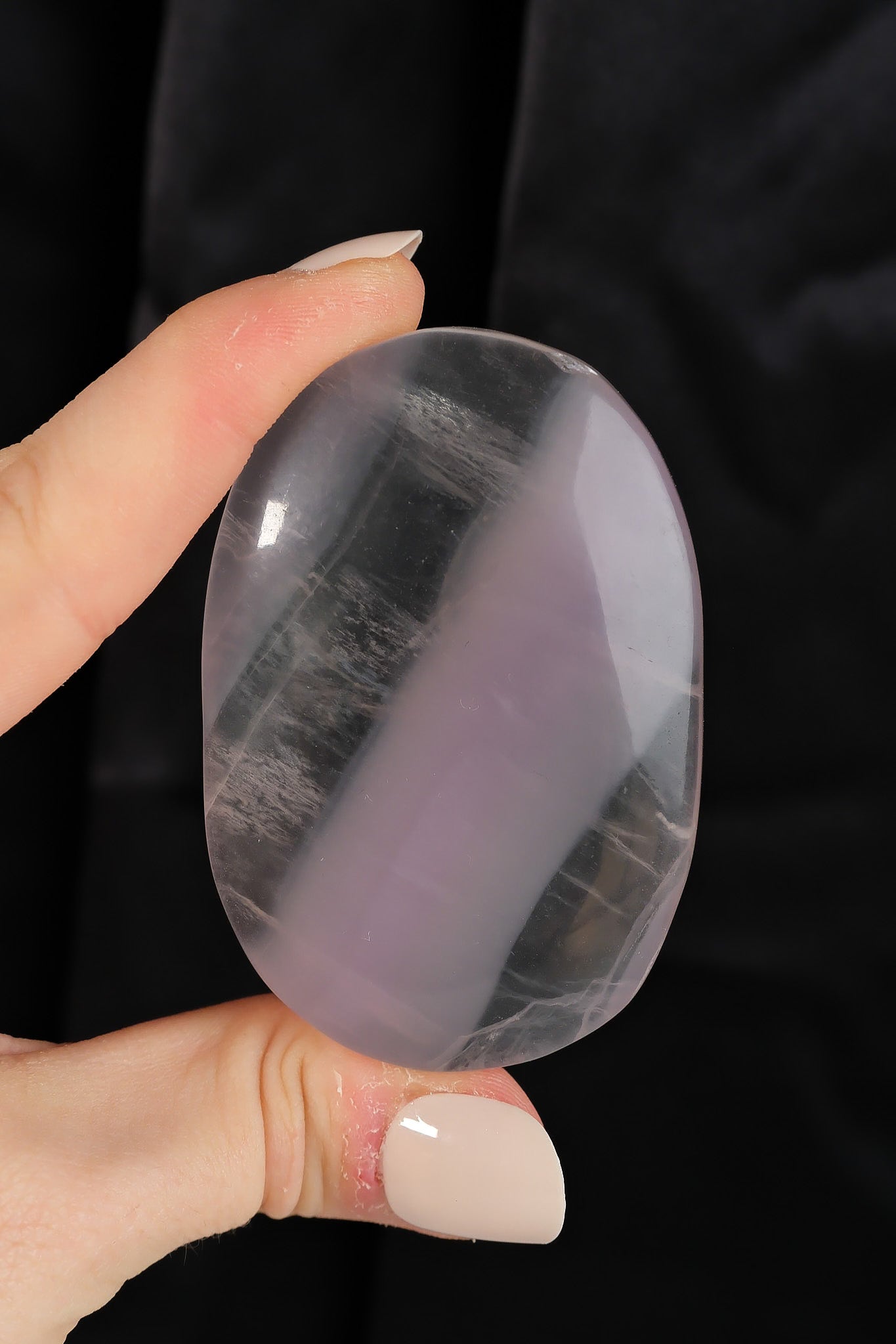 Lavender Fluorite Palmstone