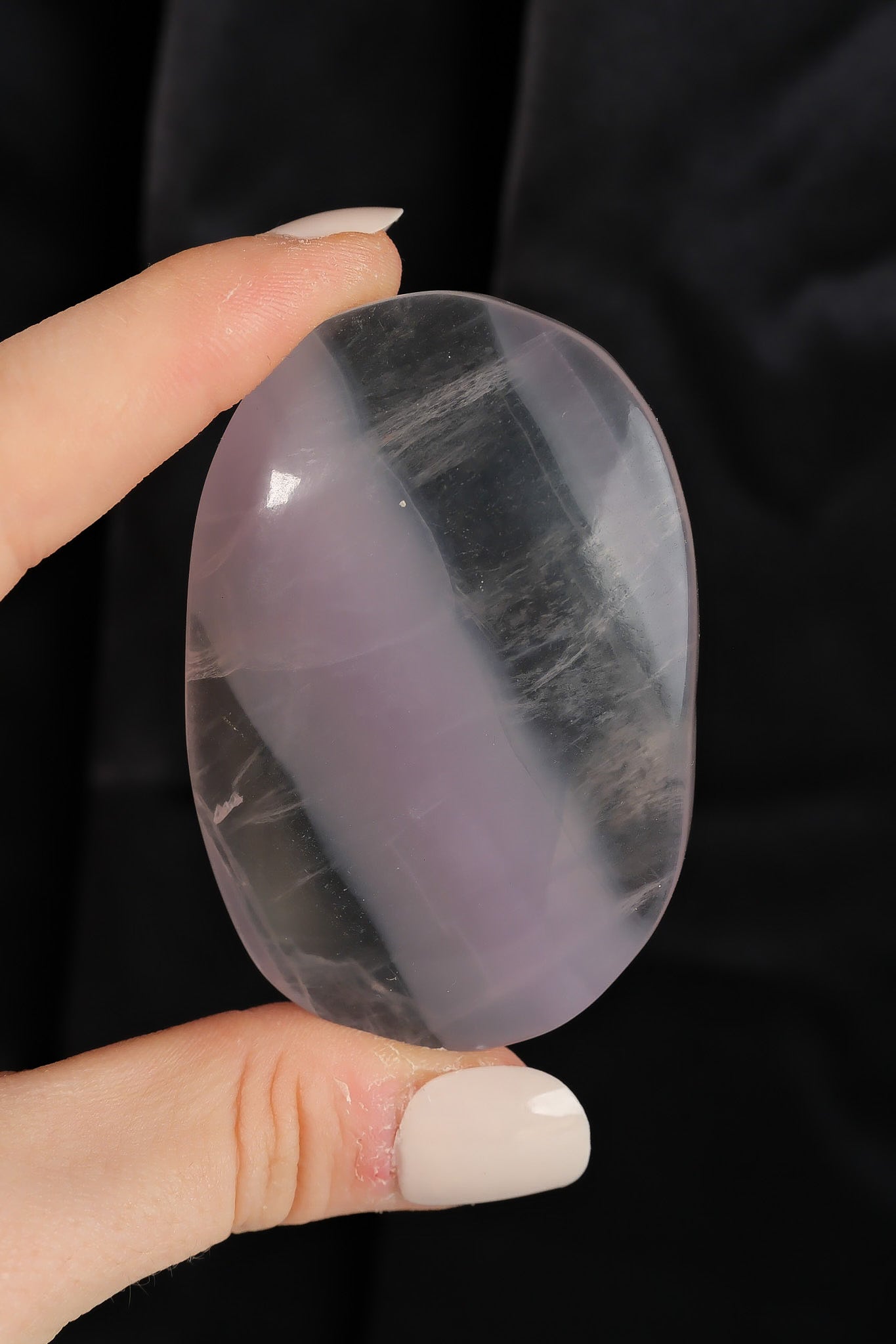 Lavender Fluorite Palmstone