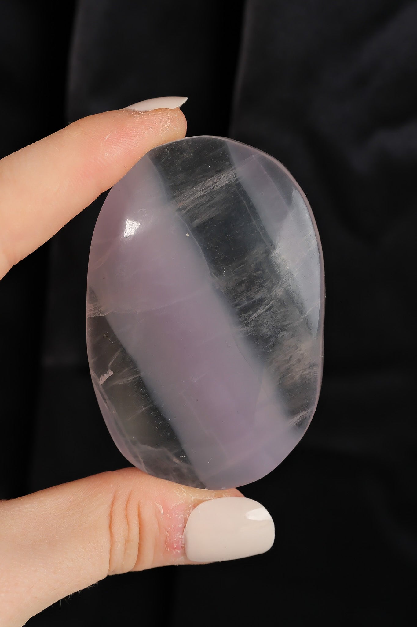 Lavender Fluorite Palmstone