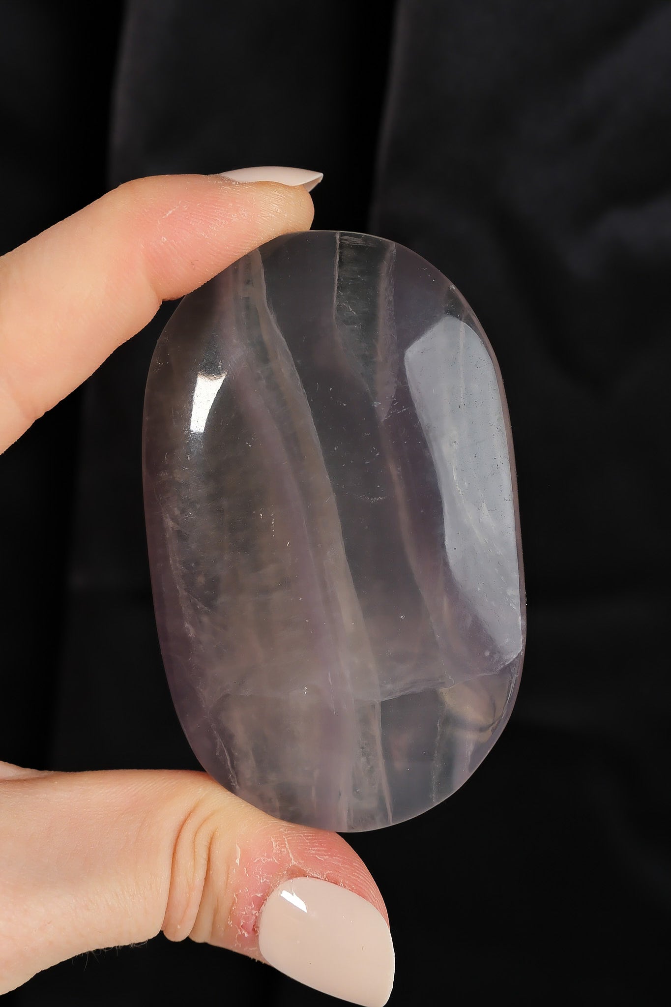 Lavender Fluorite Palmstone