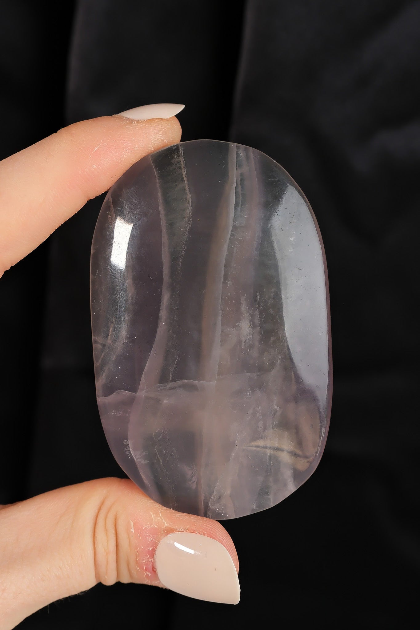 Lavender Fluorite Palmstone