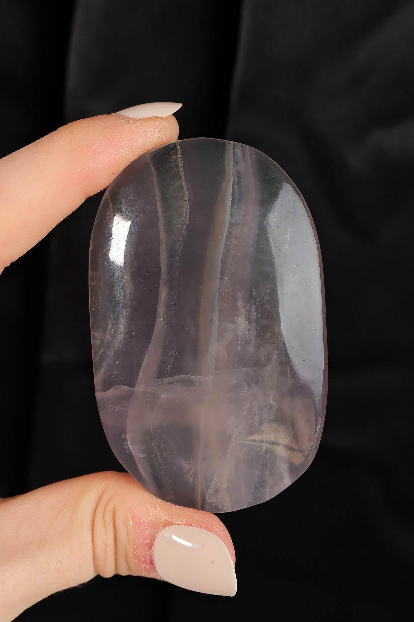 Lavender Fluorite Palmstone