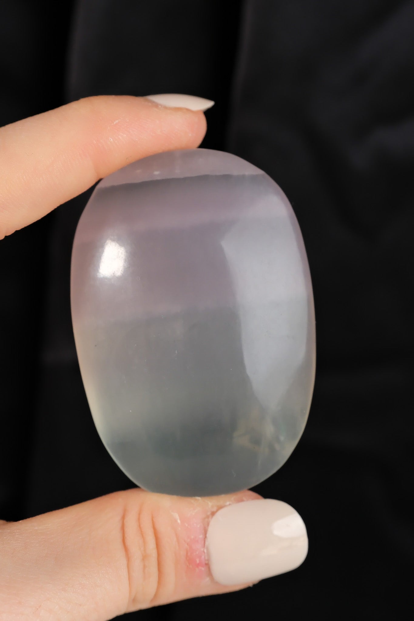 Lavender Fluorite Palmstone