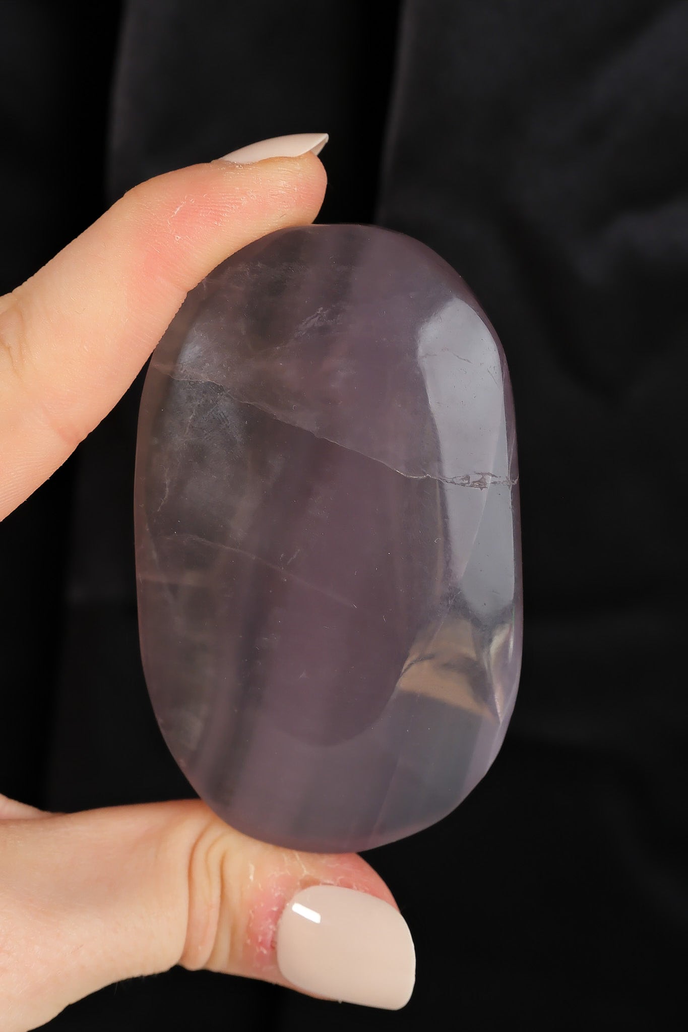 Lavender Fluorite Palmstone