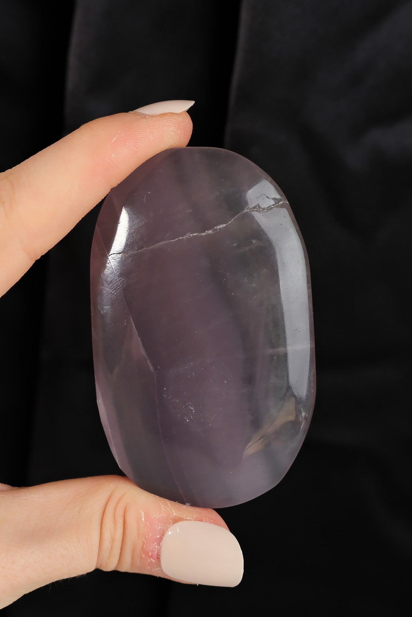 Lavender Fluorite Palmstone