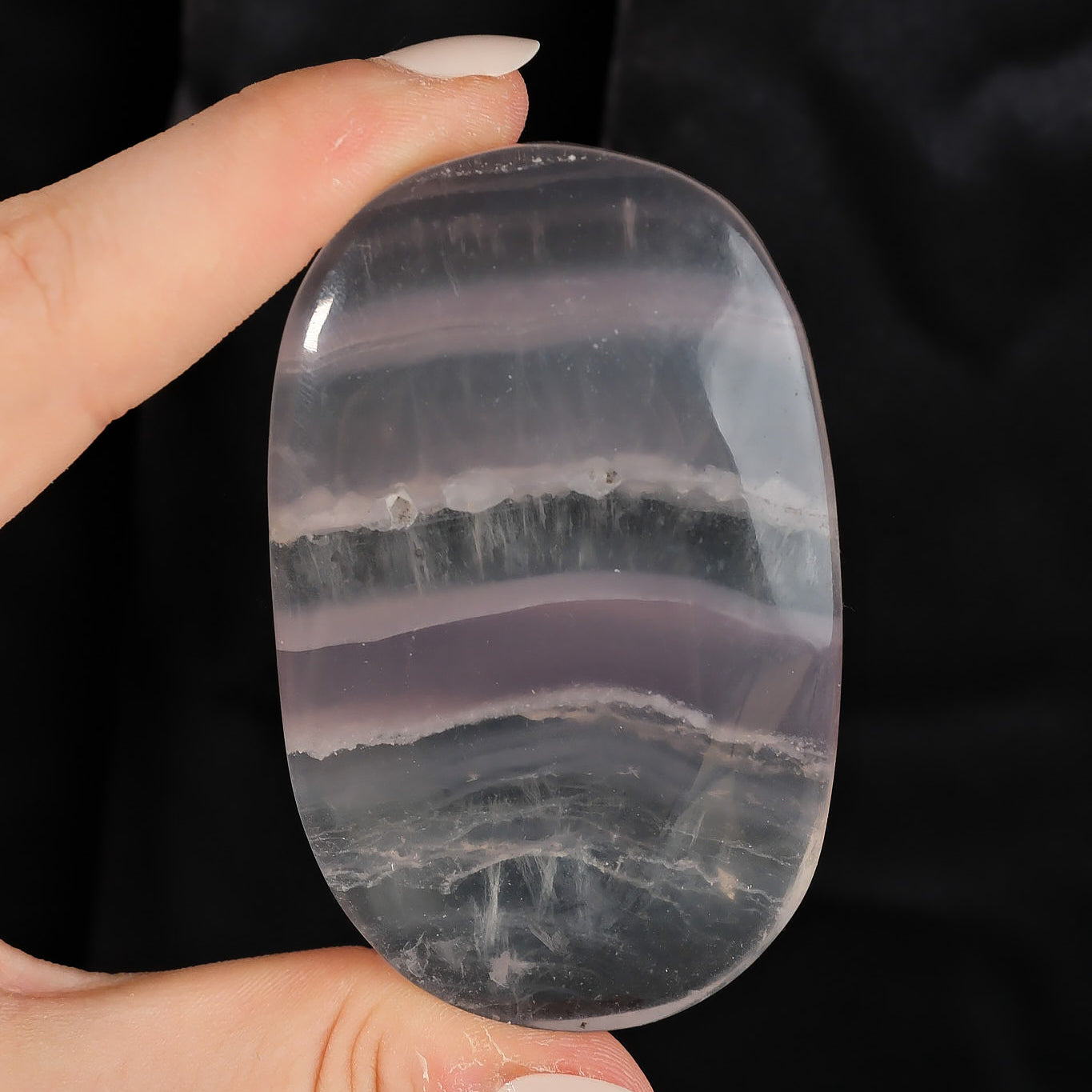 Lavender Fluorite Palmstone