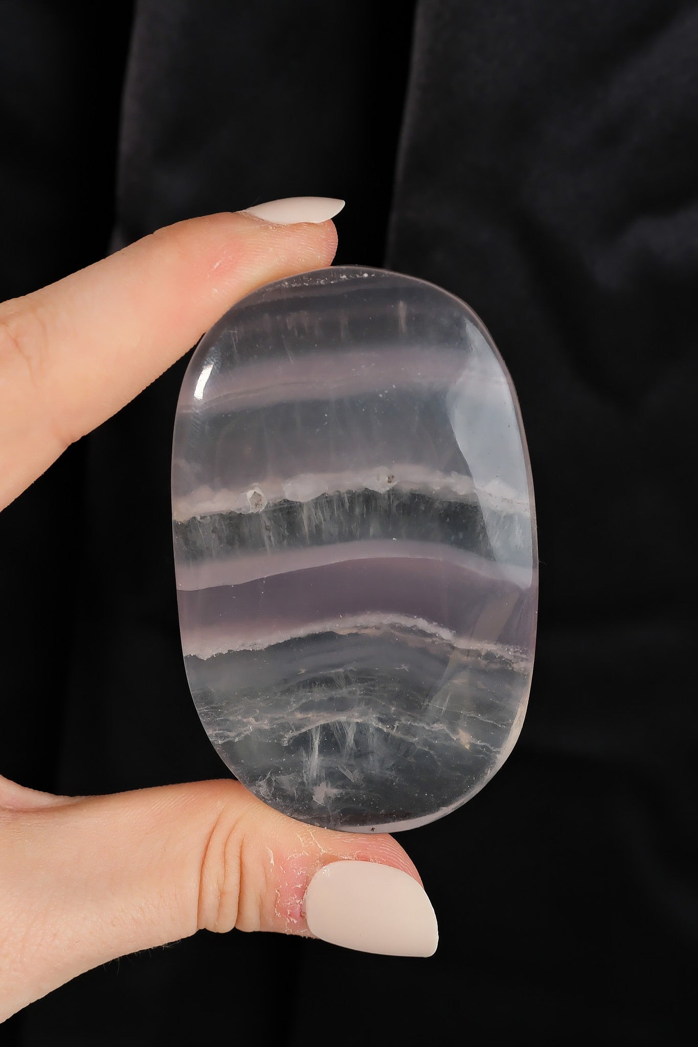 Lavender Fluorite Palmstone