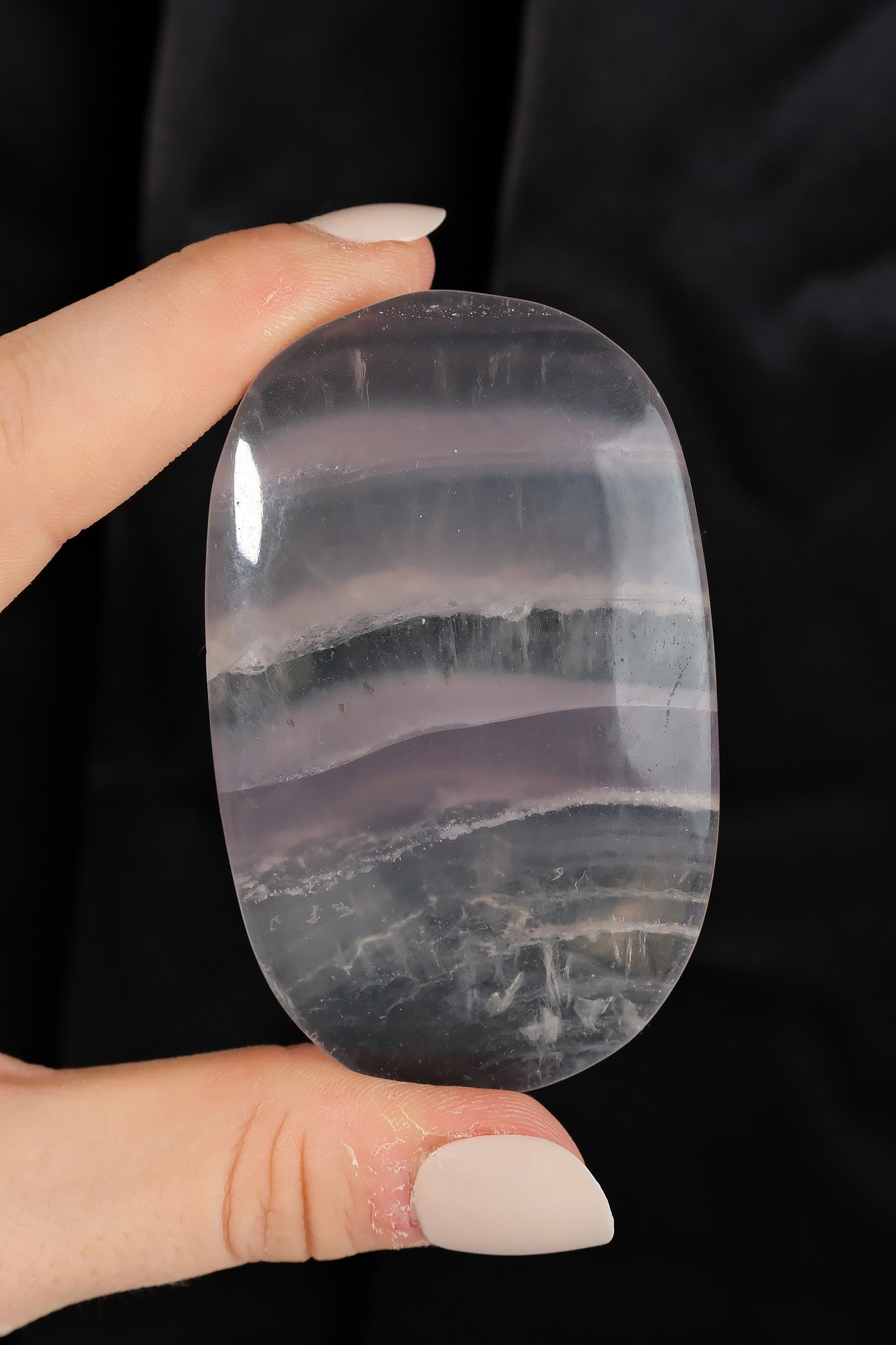 Lavender Fluorite Palmstone