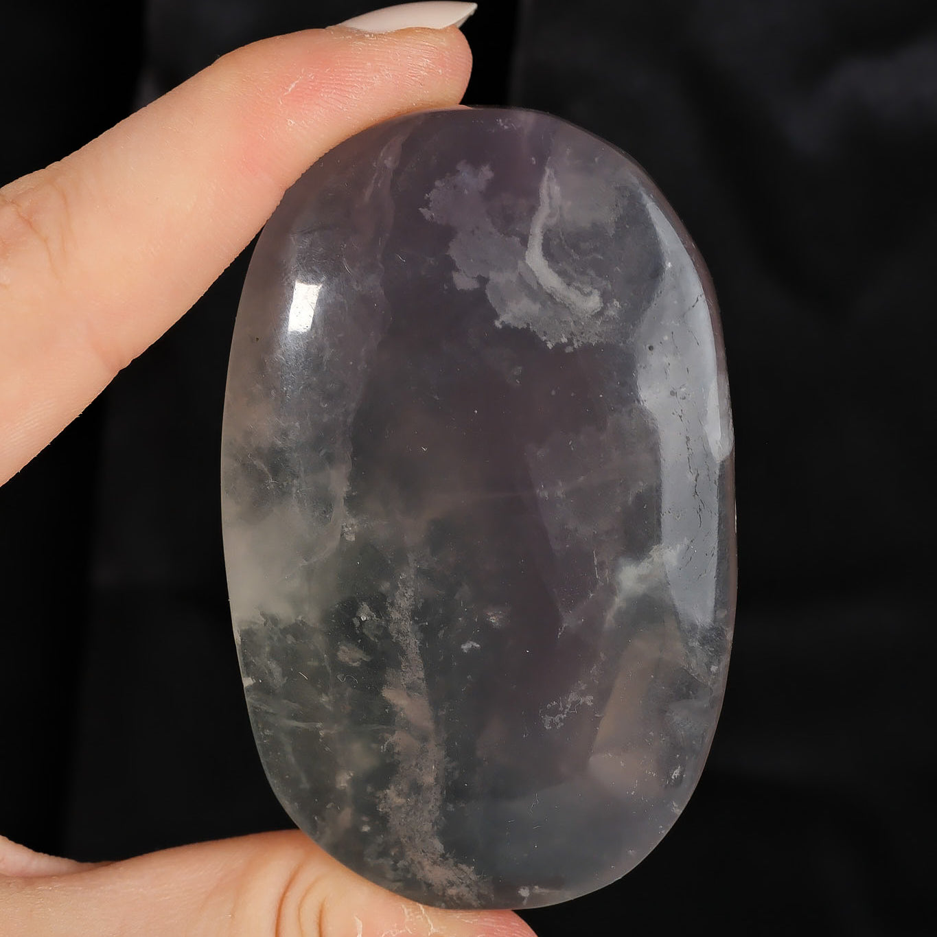 Lavender Fluorite Palmstone
