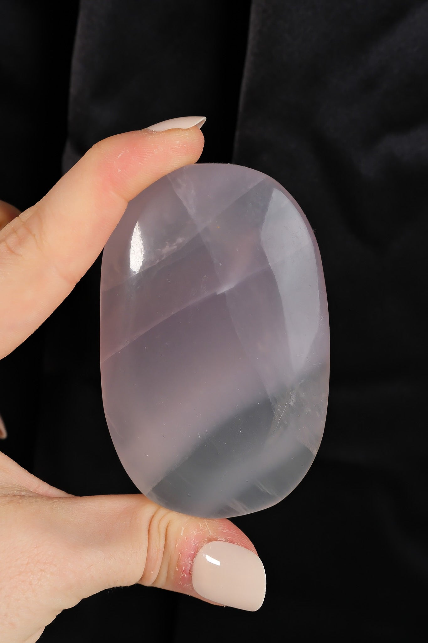 Lavender Fluorite Palmstone