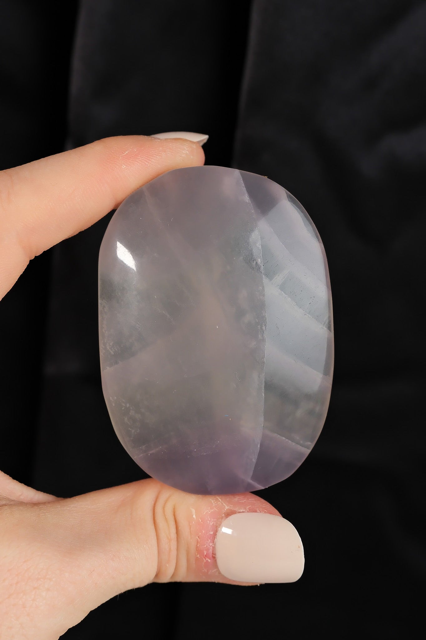 Lavender Fluorite Palmstone