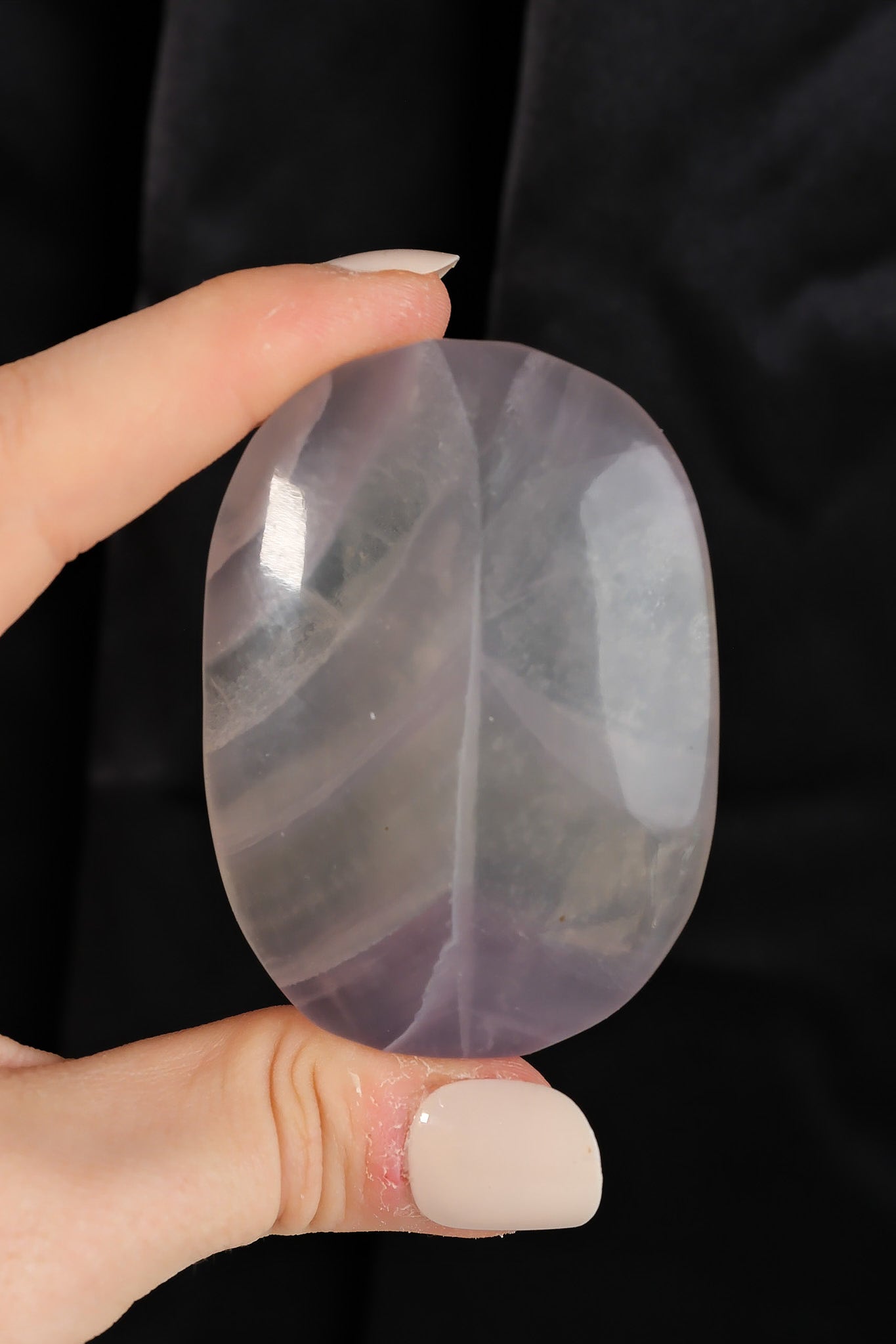 Lavender Fluorite Palmstone