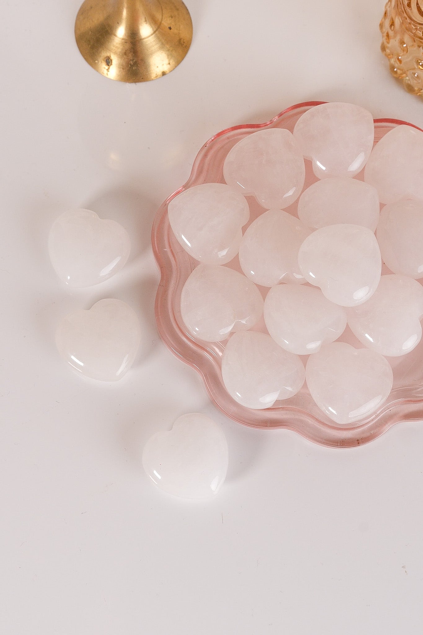 Clear Quartz Small Heart