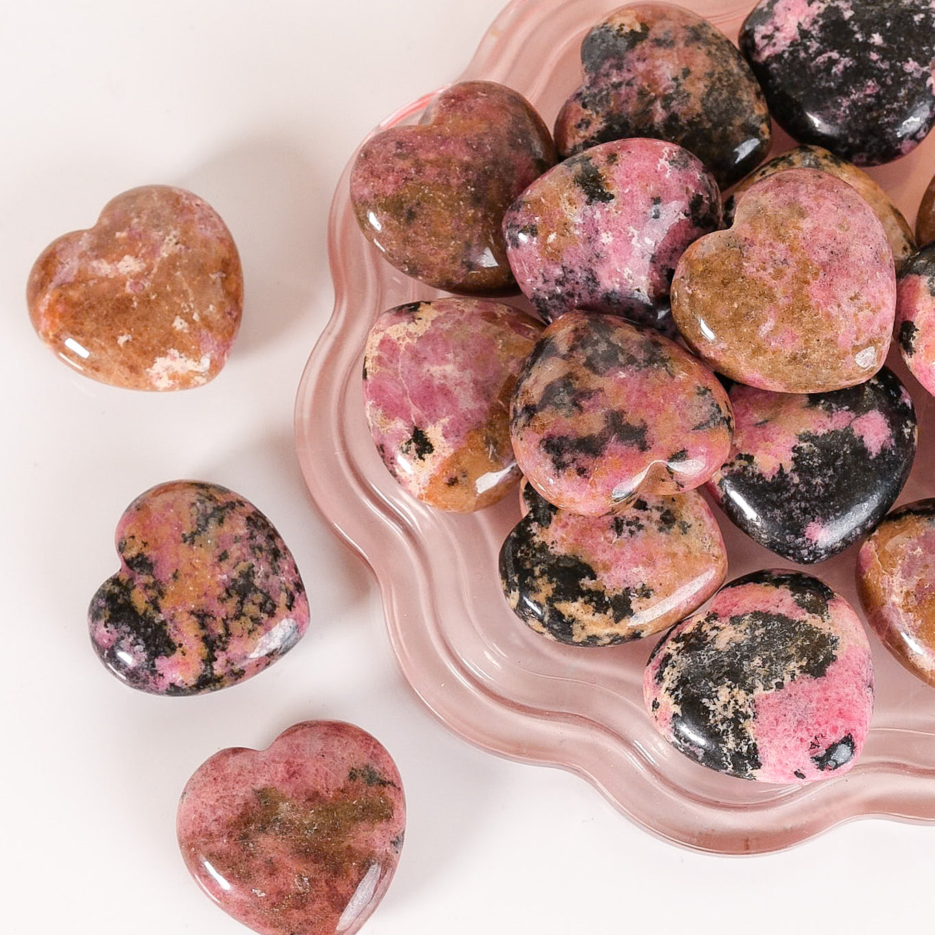 Rhodonite Small Heart