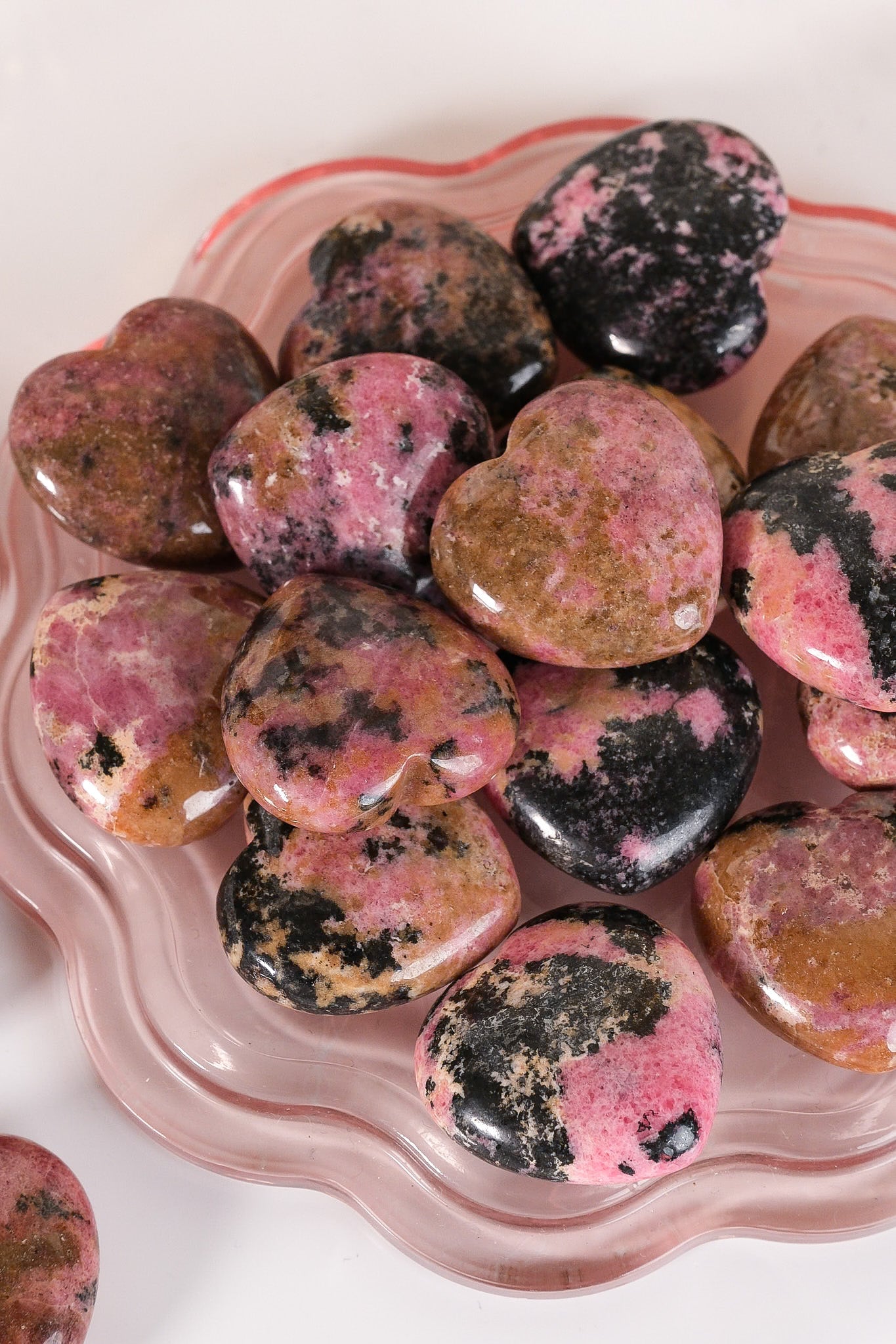 Rhodonite Small Heart