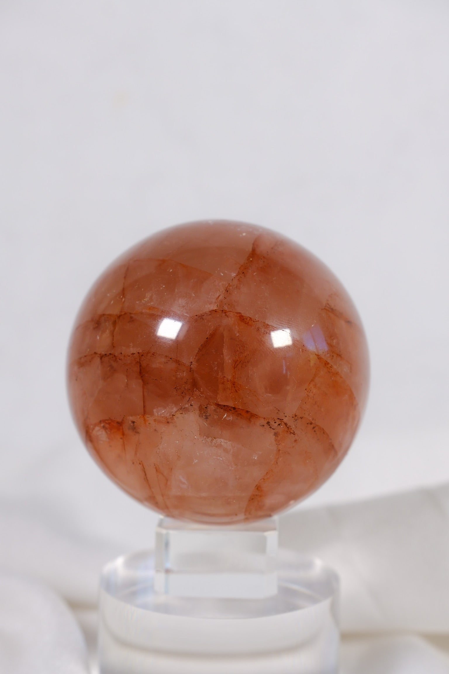 Fire Quartz Sphere