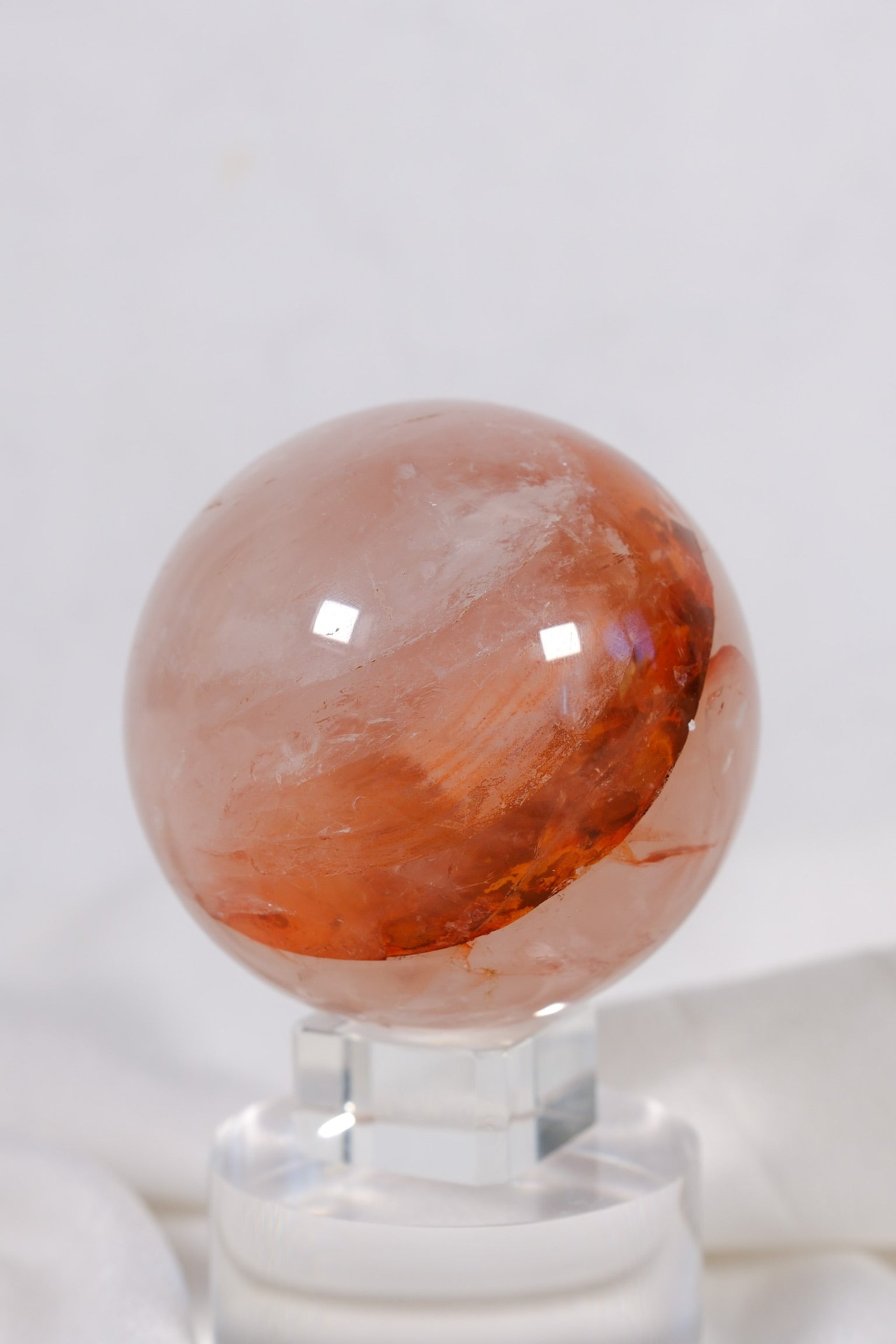 Fire Quartz Sphere