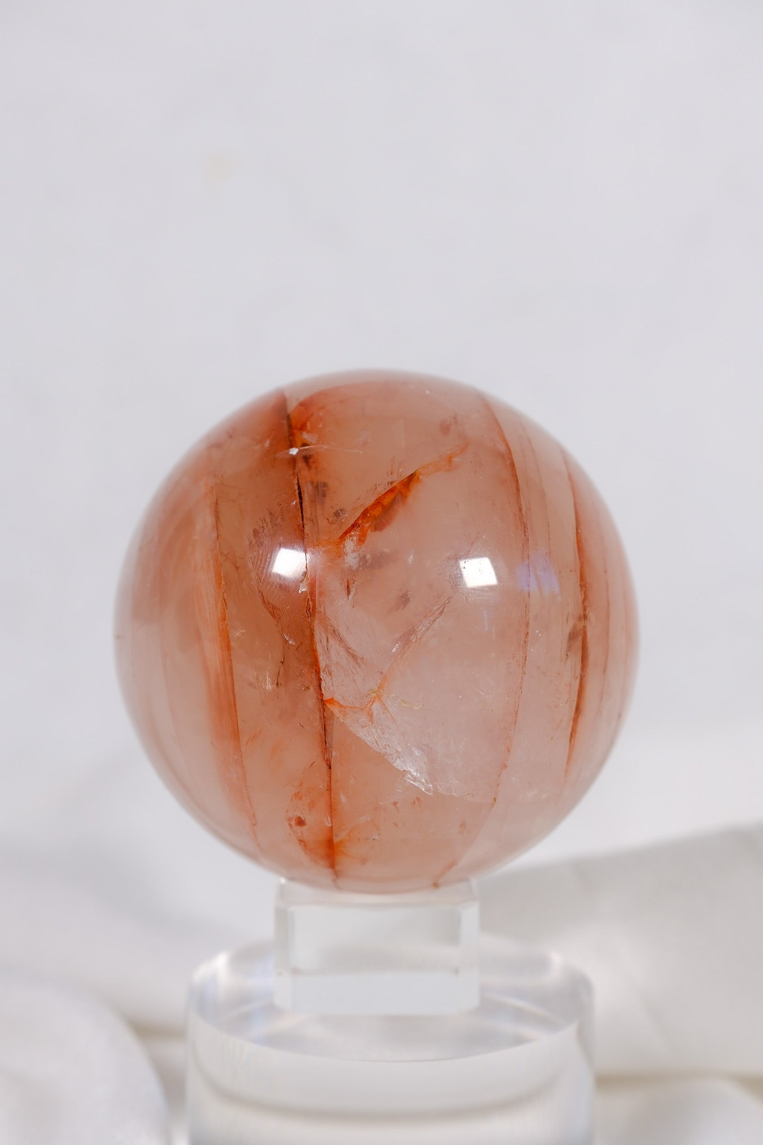 Fire Quartz Sphere
