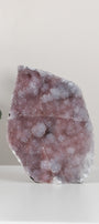 Pink Chalcedony Quartz Cutbase Cluster