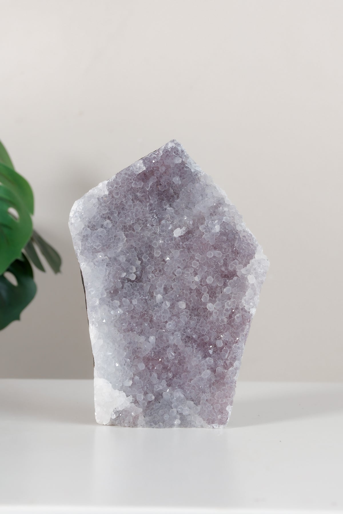 Pink Chalcedony Quartz Cutbase Cluster