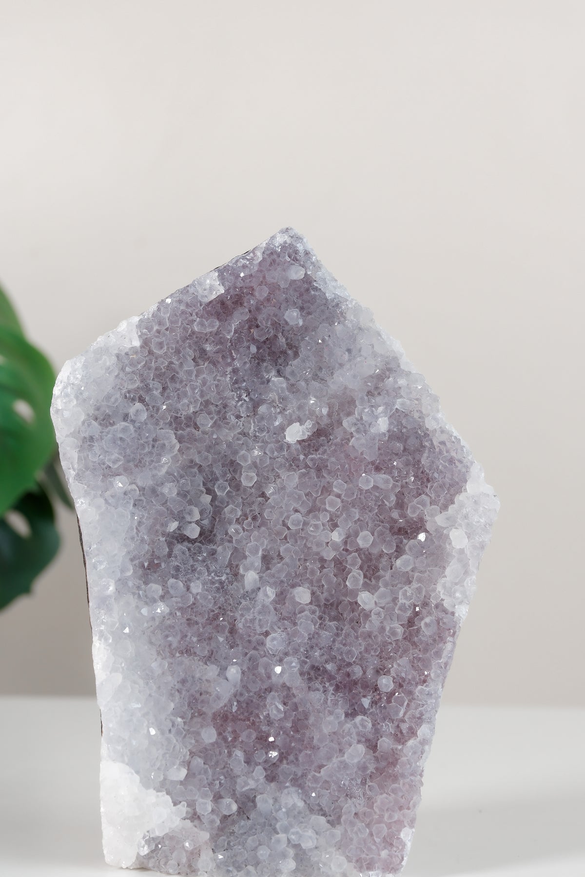 Pink Chalcedony Quartz Cutbase Cluster