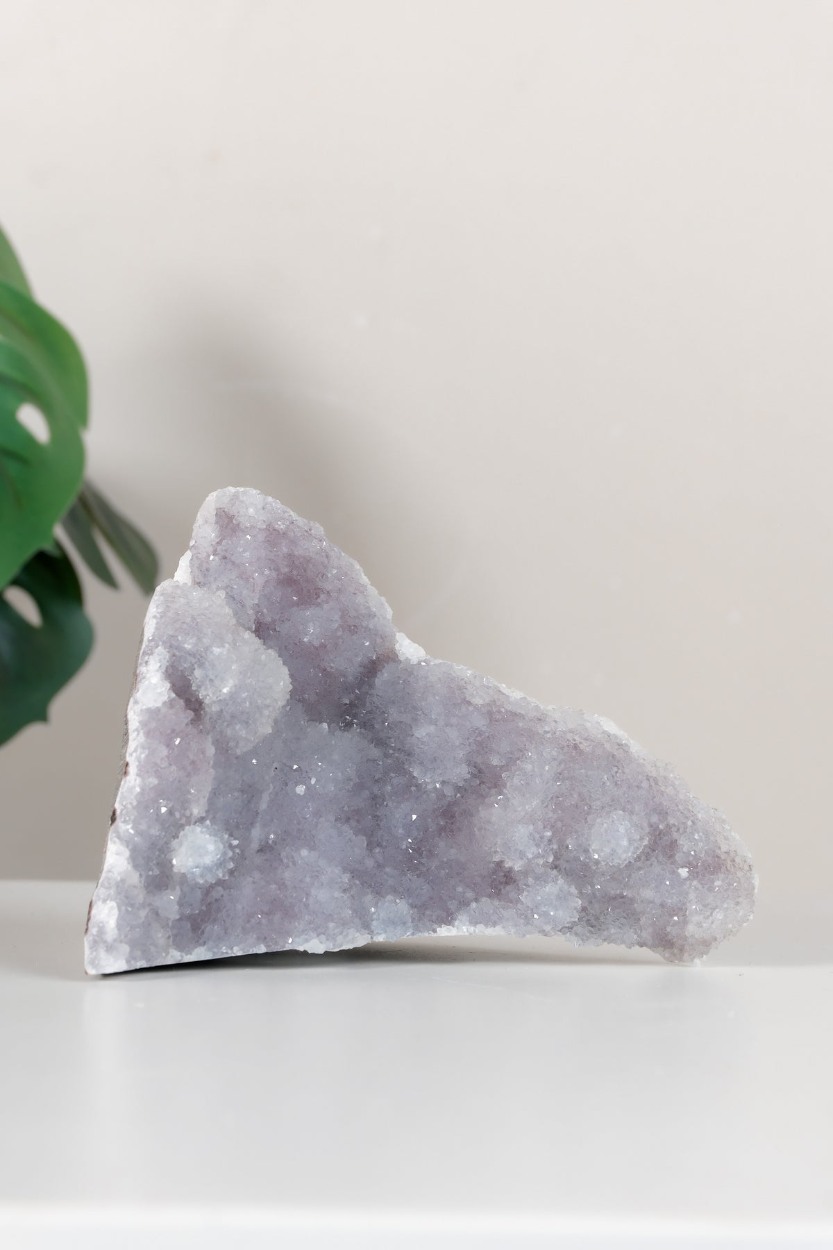 Pink Chalcedony Quartz Cutbase Cluster