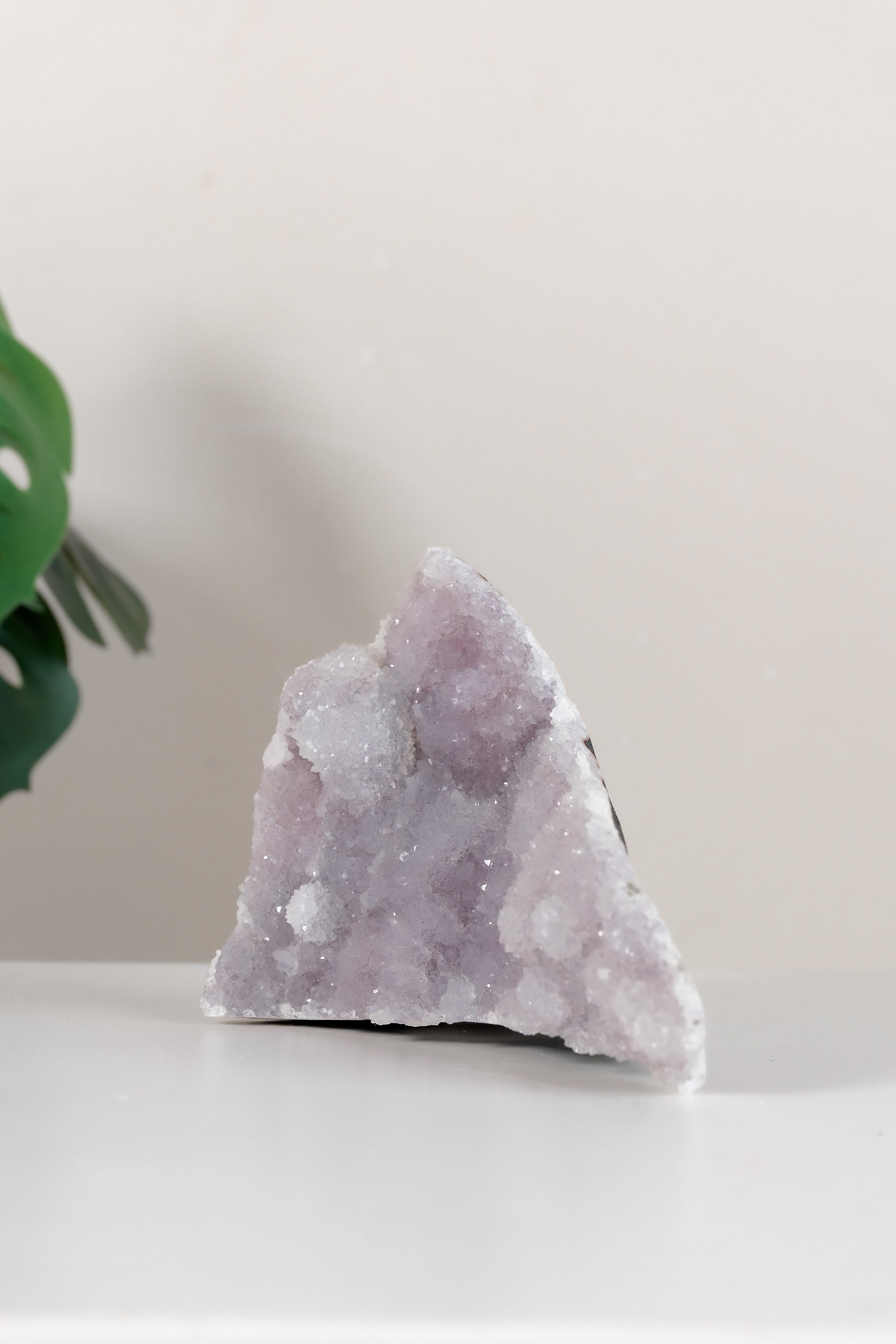 Pink Chalcedony Quartz Cutbase Cluster