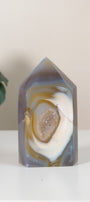 Druzy Agate Tower