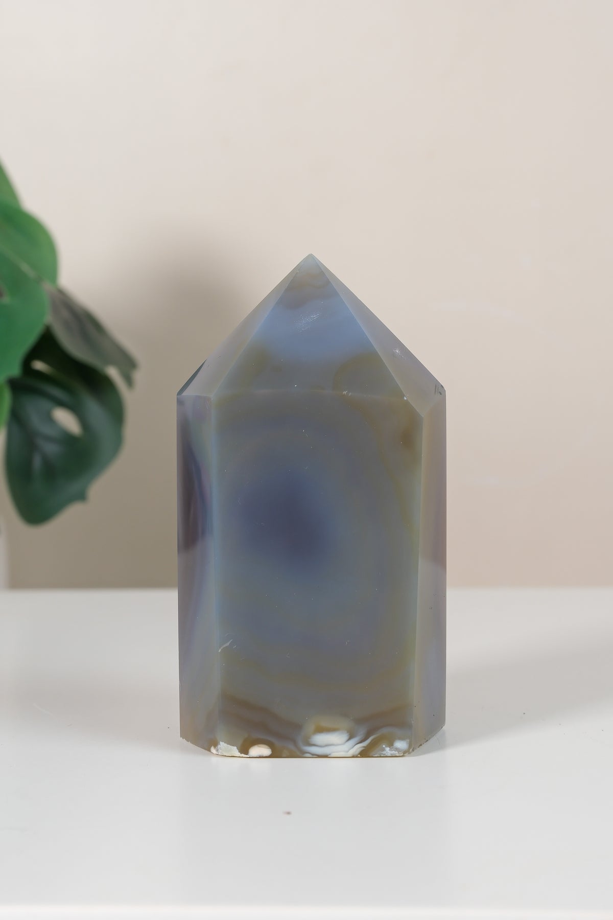Druzy Agate Tower