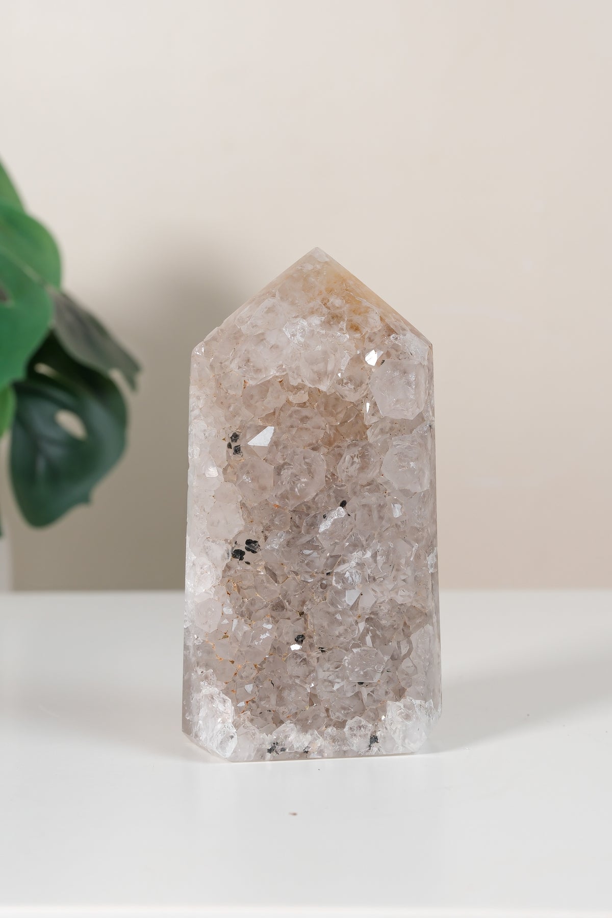 Druzy Agate Tower