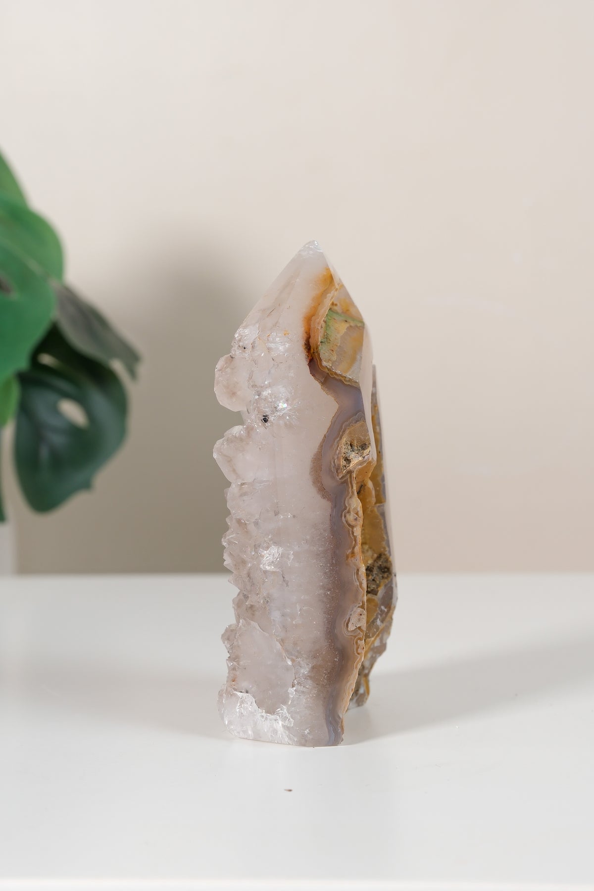 Druzy Agate Tower
